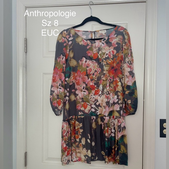 Anthropologie Mini Dress sz 8 EUC - Picture 5 of 5